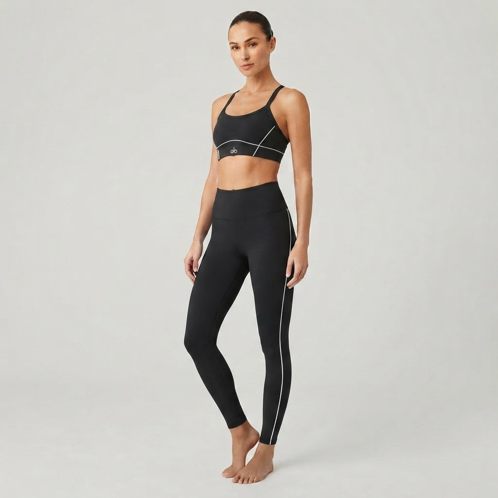 Alo Yoga Women's Airlift Intrigue Bra and High-Waist 25019