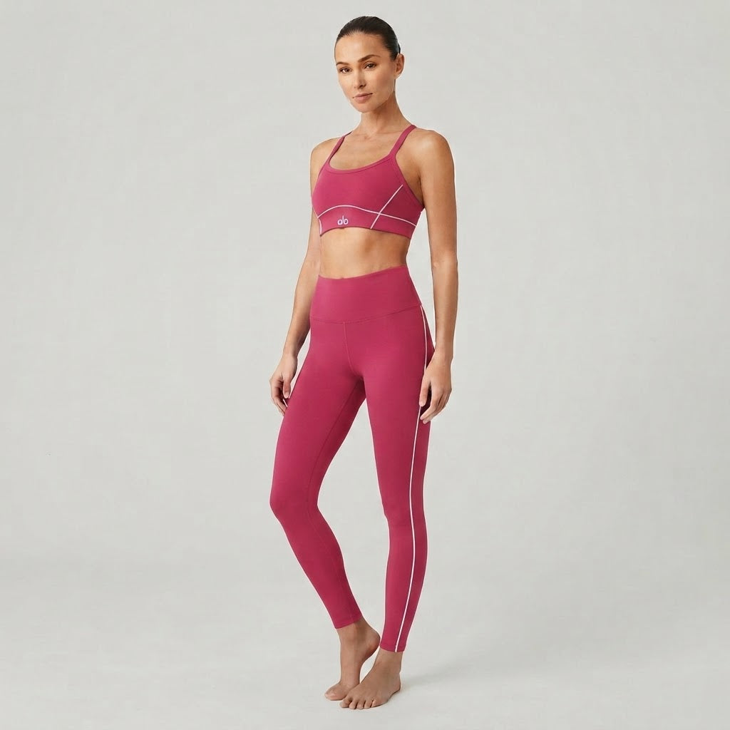 Alo Yoga Women's Airlift Intrigue Bra and High-Waist 25019