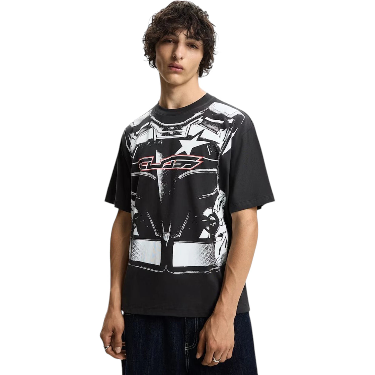 Bershka Black oversized t-shirt