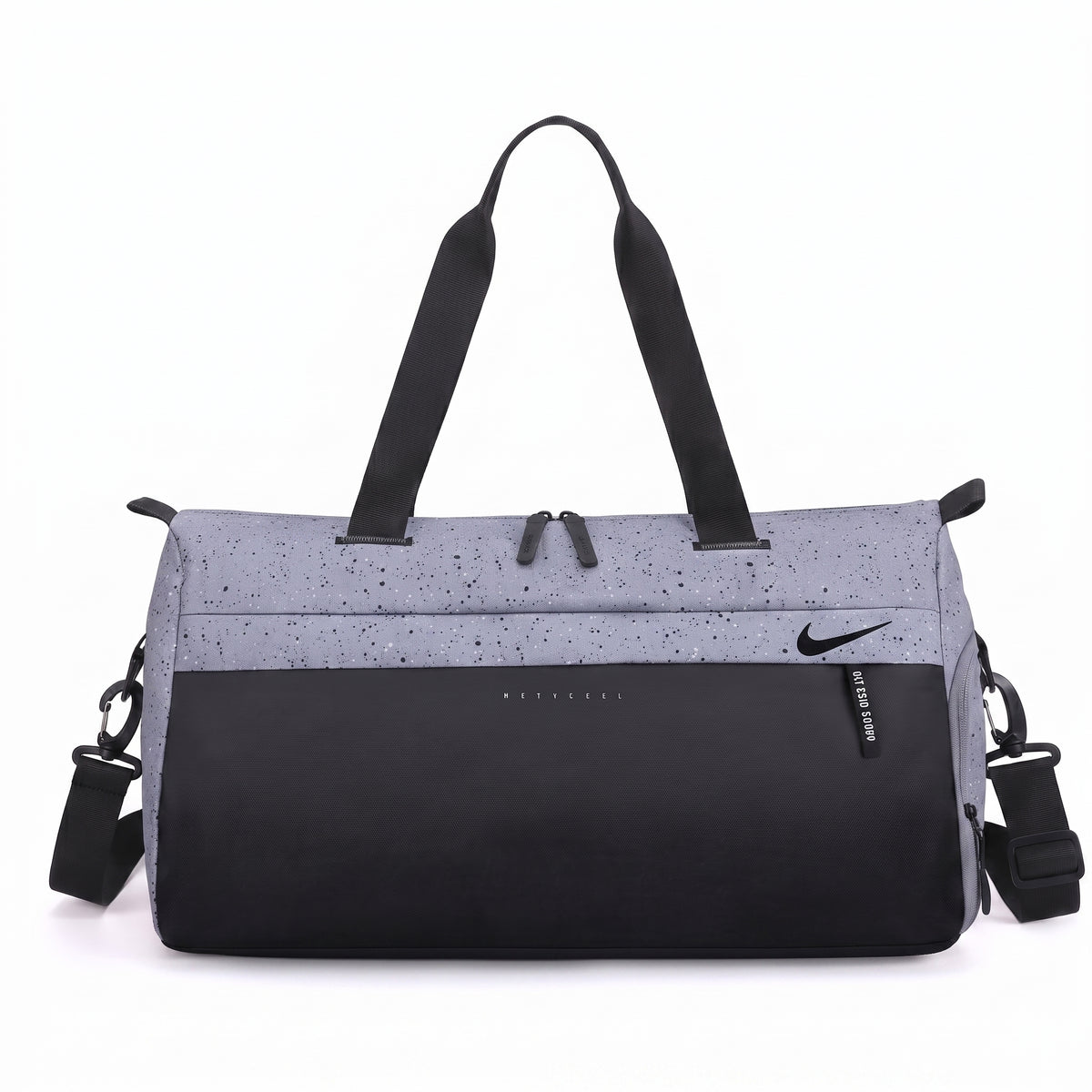 Nike Speckled Color-Block Sports & Gym Duffle Bag