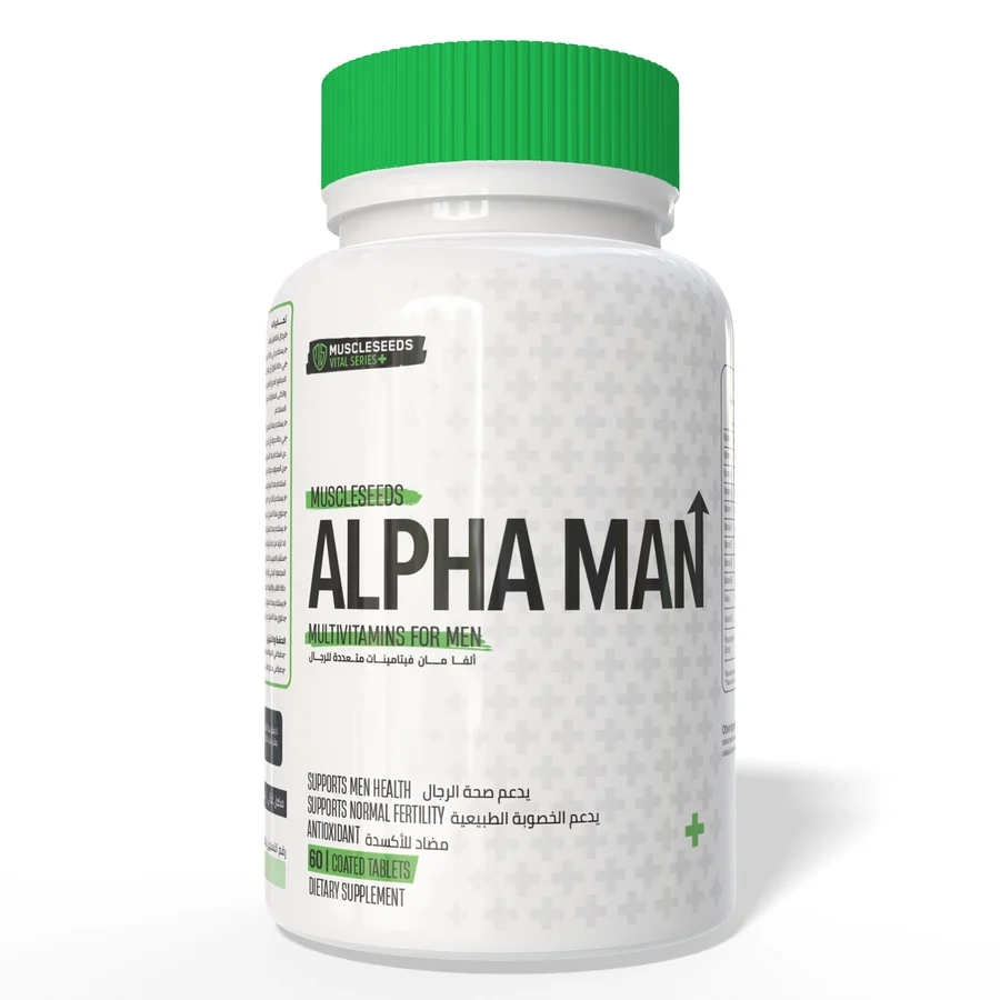 MUSCLE SEED Alpha Man Multi-Vitamin + Testosterone Support 60 Tablet