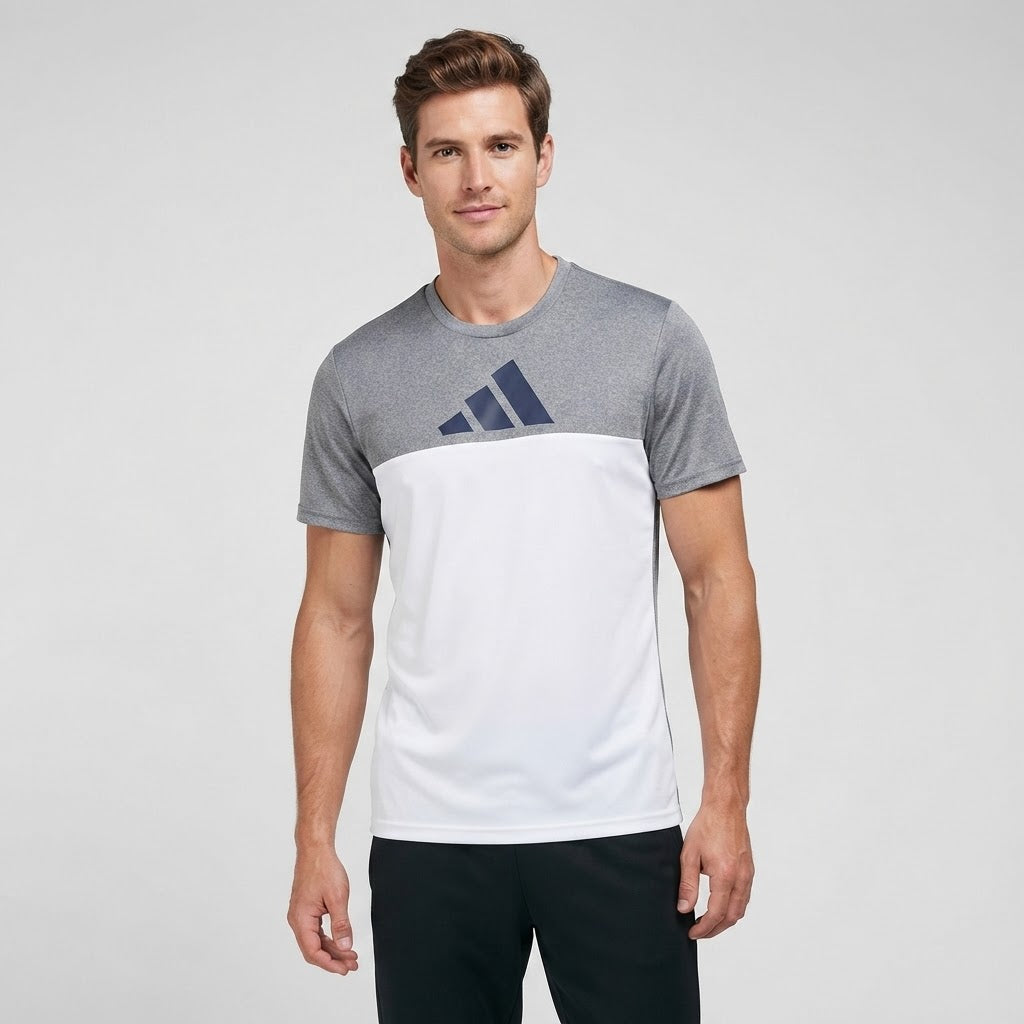 Adidas Men's Colorblock Training T-Shirt t-046#