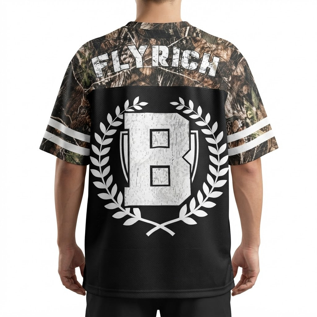 Flyrich Studios "Camo 22" Vintage Streetwear Mesh Jersey