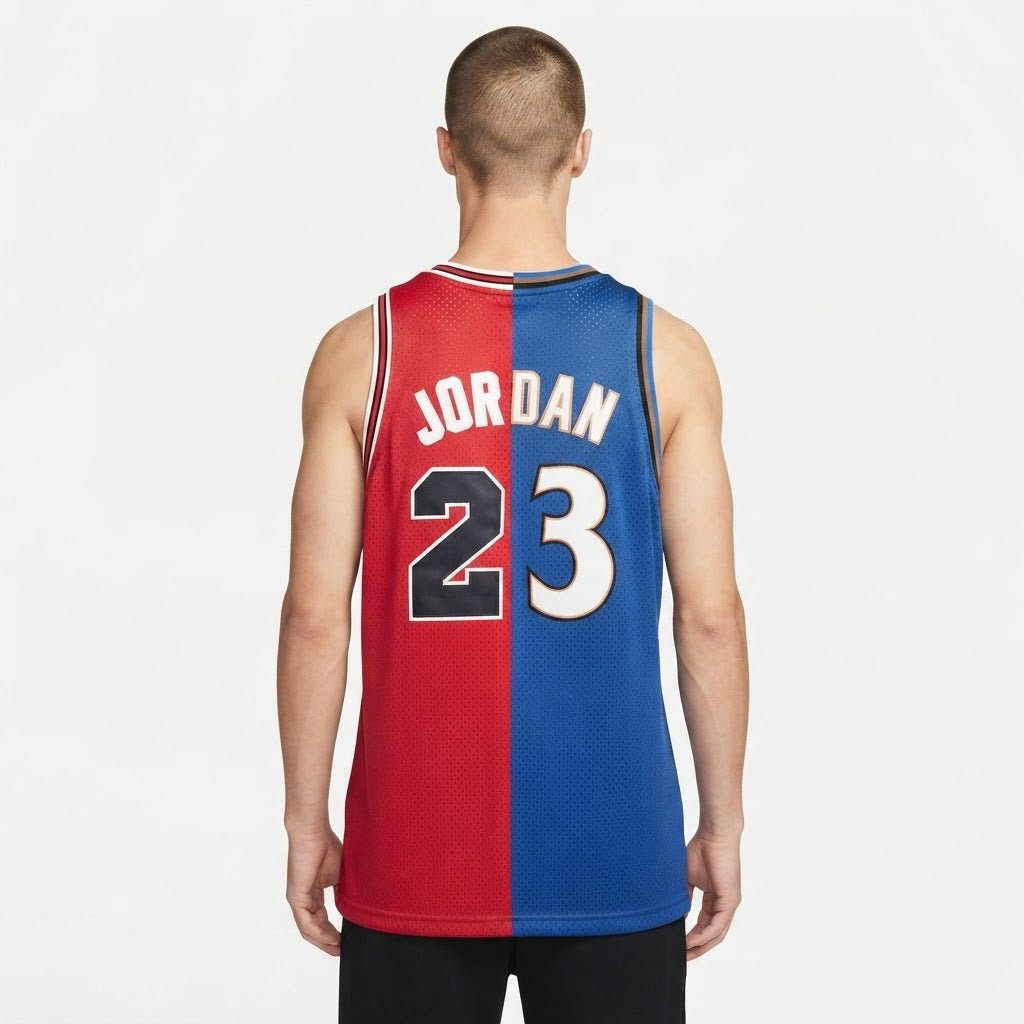 Washington Wizards x Chicago Bulls Split-Edition Michael Jordan Jersey (#23)