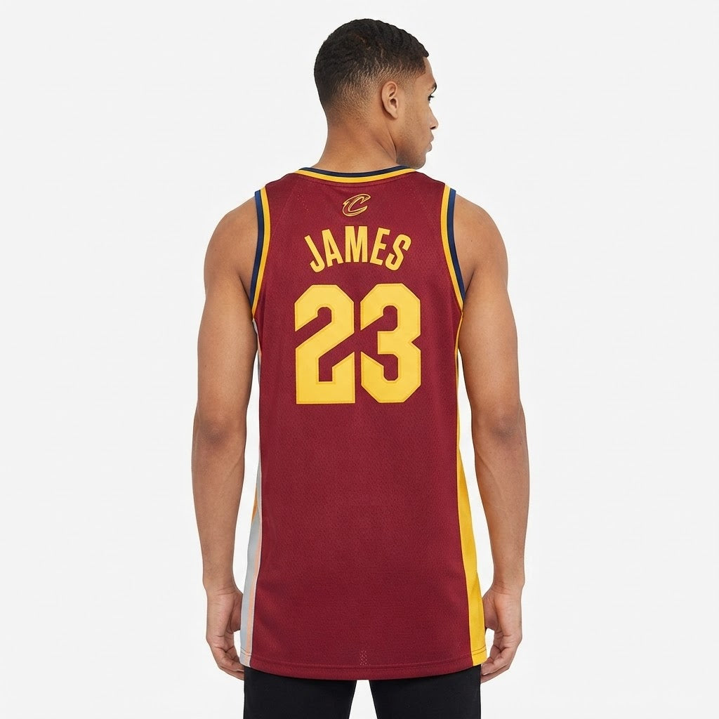 Cleveland Cavaliers Hardwood Classics Swingman Jersey (LeBron James - #23)
