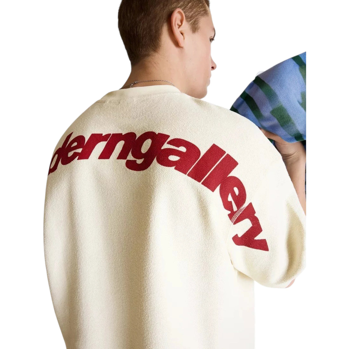 Bershka offwhite oversized tshirt