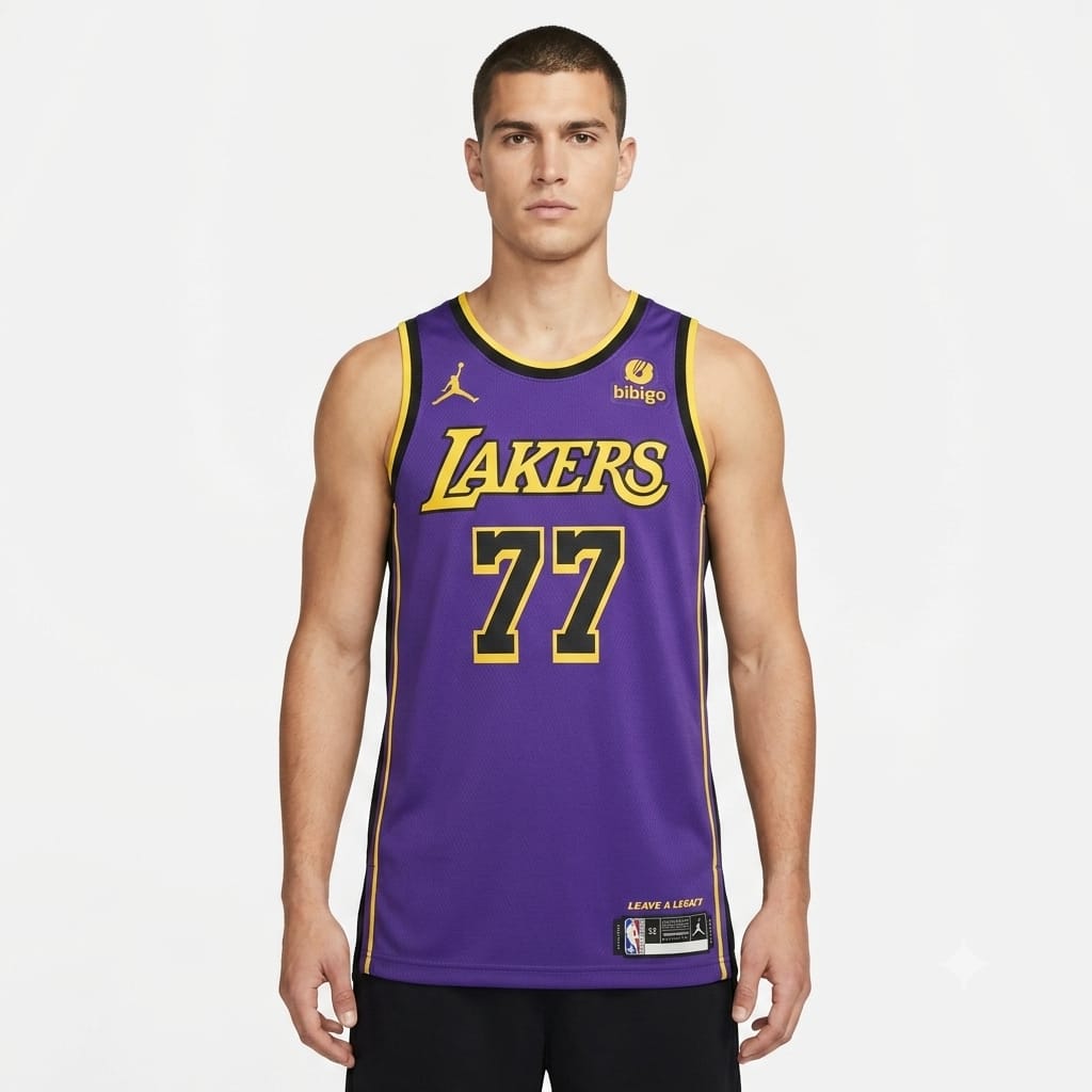 Los Angeles Lakers Purple & Gold Icon Edition Jersey (Luka Dončić - #77)
