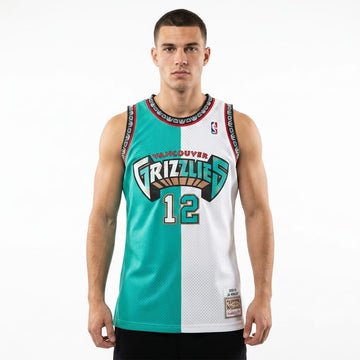 Vancouver Grizzlies Split-Color Hardwood Classics Jersey (Ja Morant - #12)