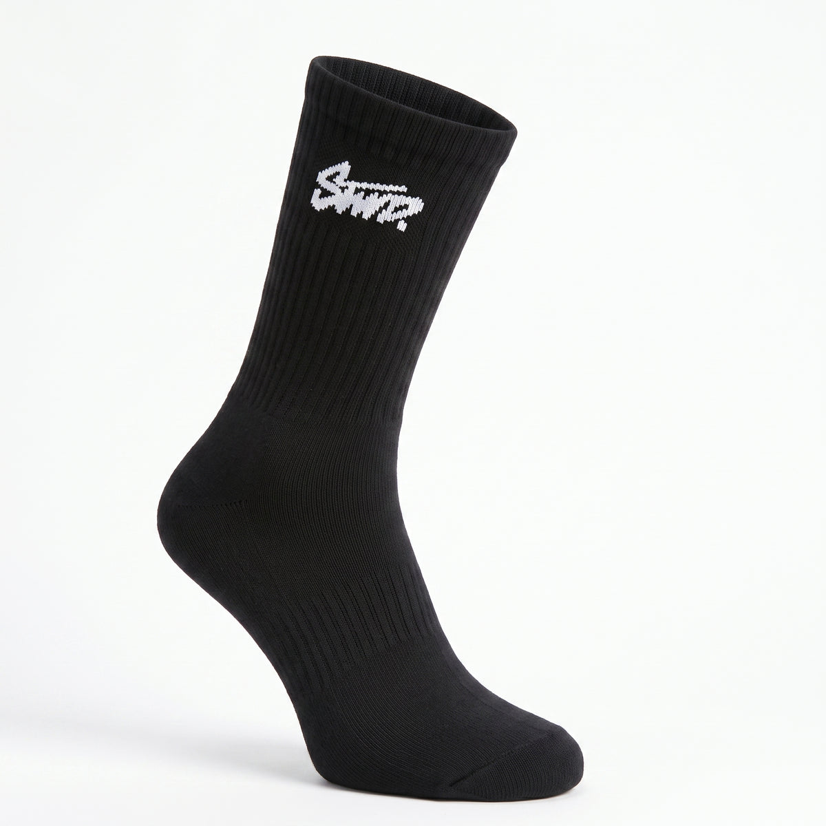 Pull & Bear STWD Embroidered Ribbed Socks