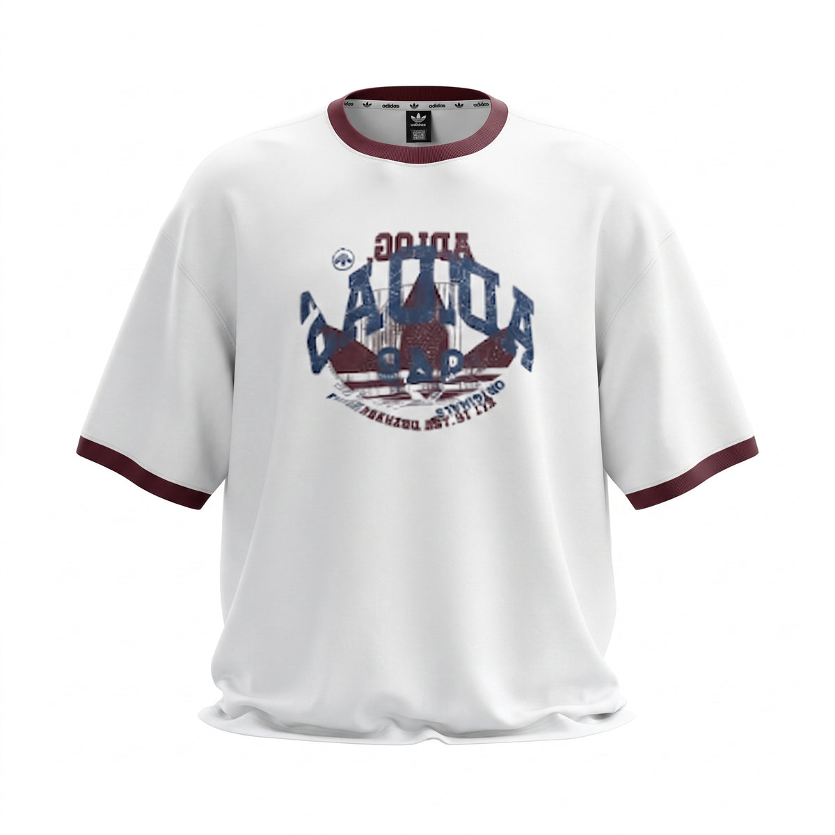 Vintage Oversized Graphic Ringer T-Shirt
