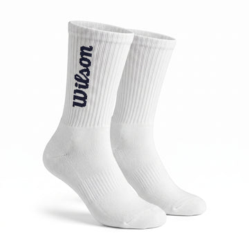Wilson Vertical Logo Cushioned Crew Heavy Socks