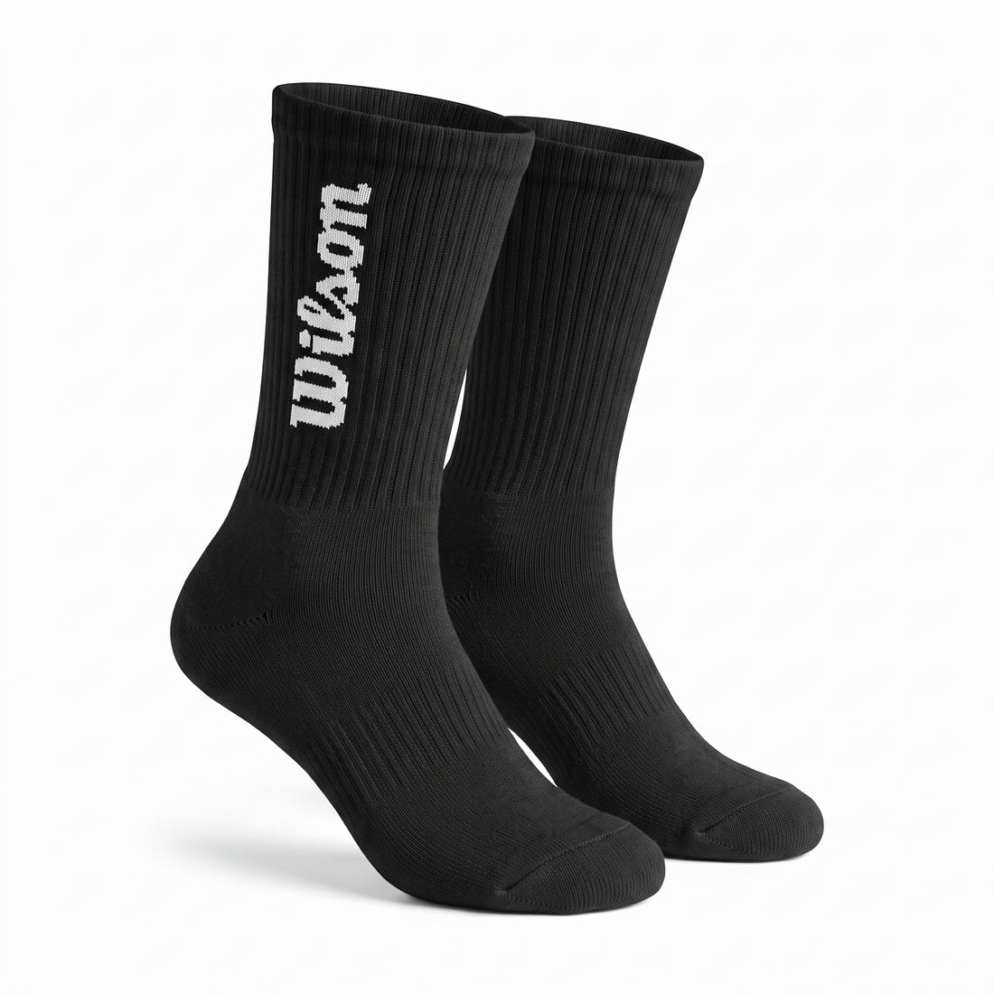 Wilson Vertical Logo Cushioned Crew Heavy Socks