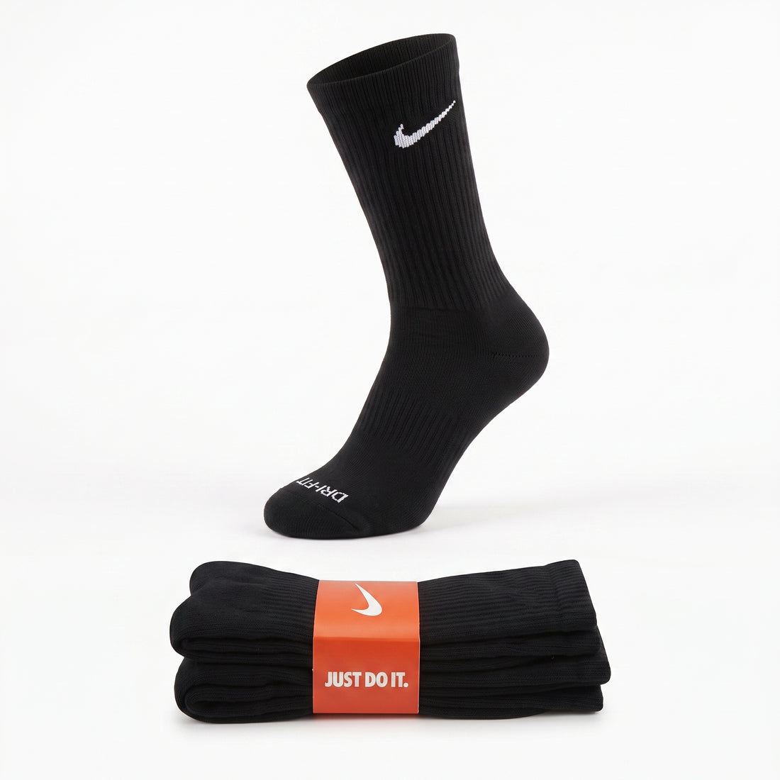 Nik Dri-FIT Everyday Athletic Crew Socks Pack