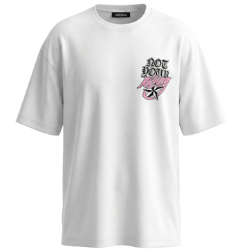 Bershka White oversized t-shirt