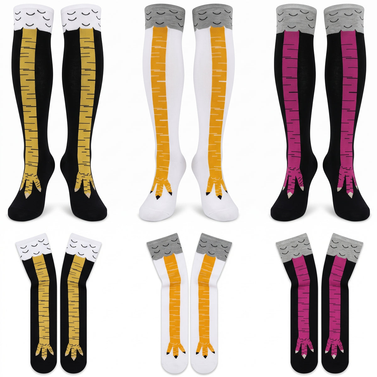 Funny Thin Bird Feet Over-The-Calf Cosplay Socks