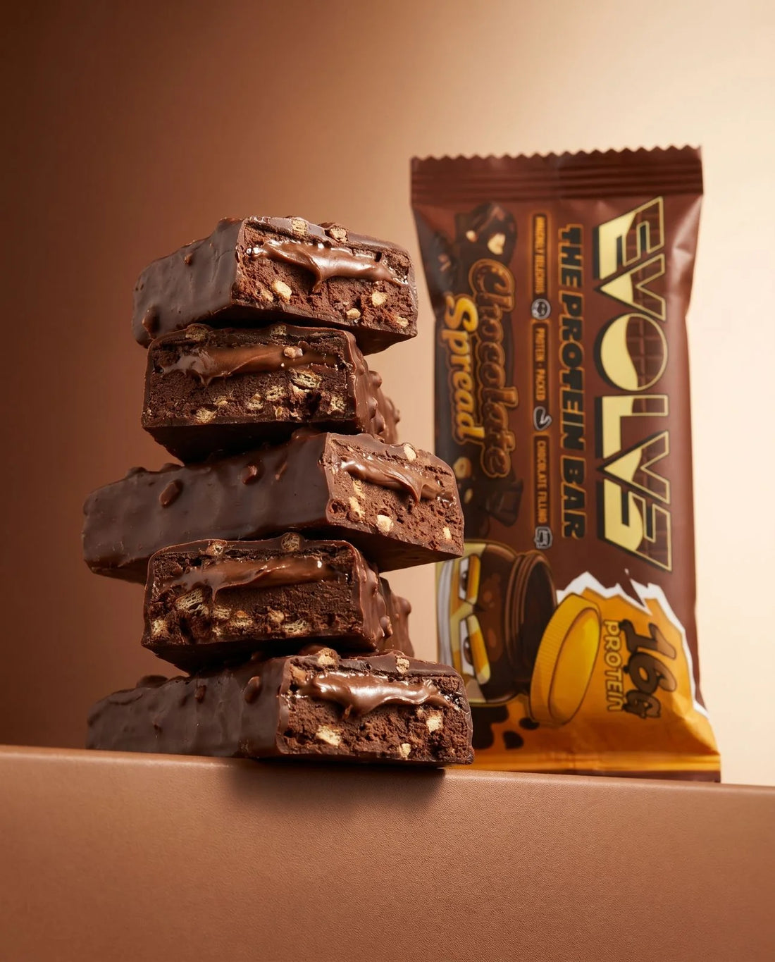 EVOLVE® PROTEIN CANDY BAR - CHOCOLATE SPREAD (8 Bars/Box)