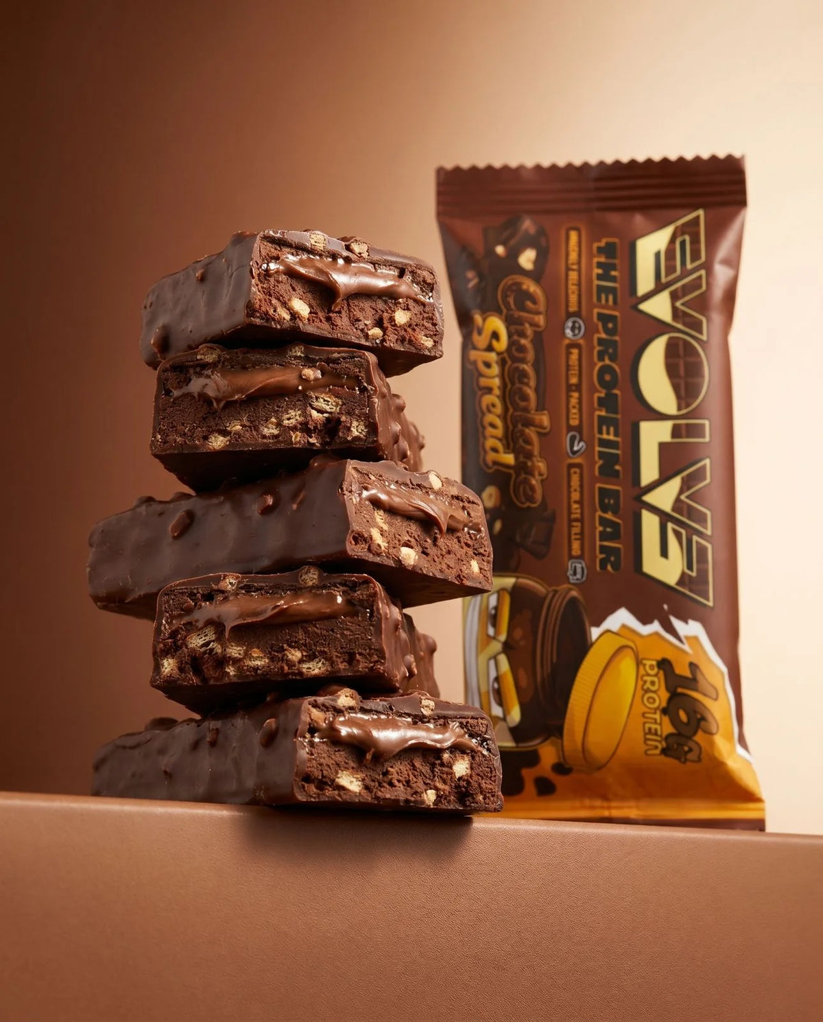 EVOLVE® PROTEIN CANDY BAR - CHOCOLATE SPREAD (8 Bars/Box)