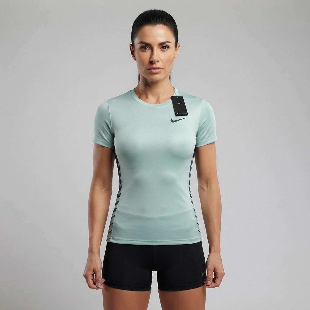 Nike Women's Dri-FIT Striped Side Athletic Training t-041#