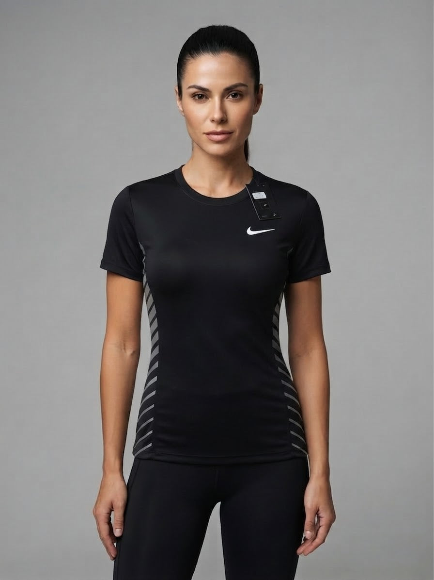 Nike Women's Dri-FIT Striped Side Athletic Training t-041#