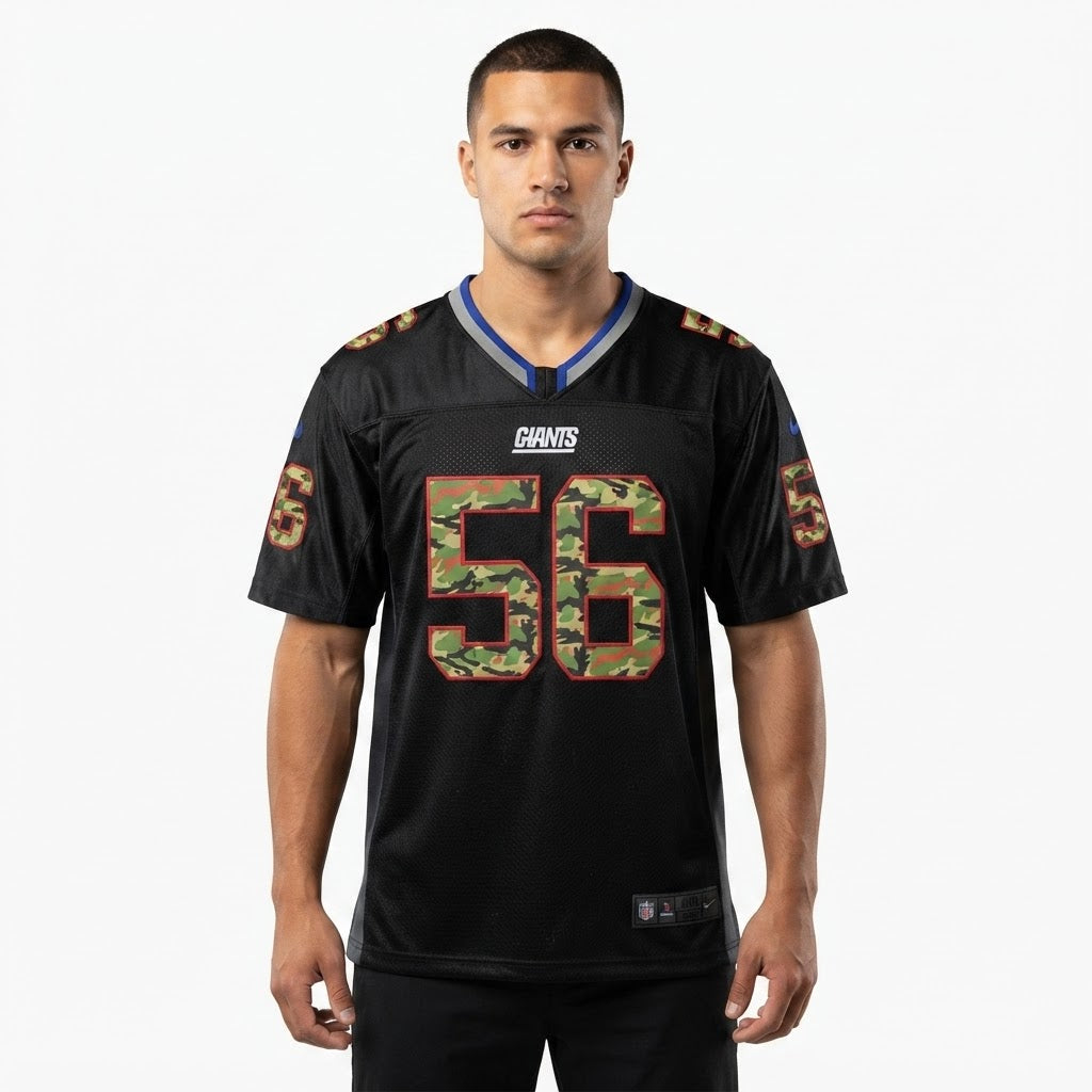 Men's gaints 56 raphic american football jersey oversized