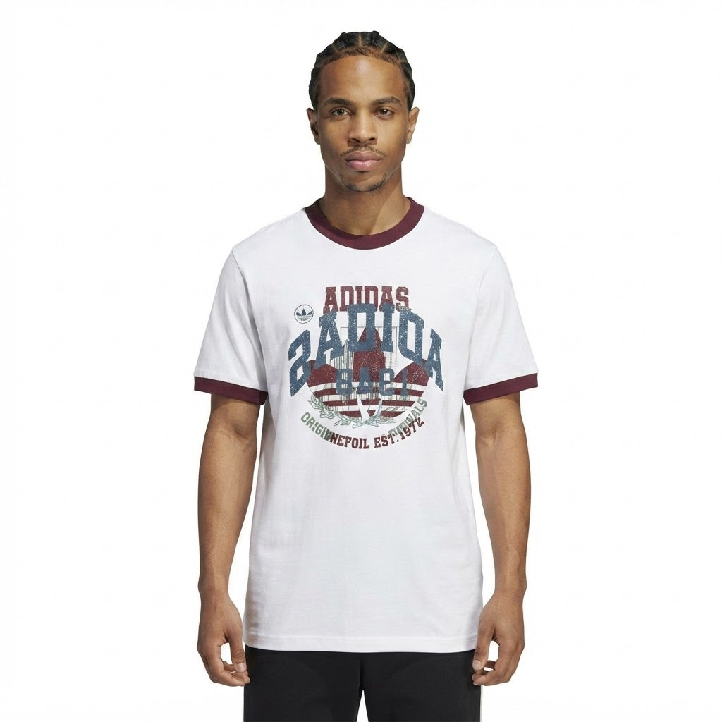 Vintage Oversized Graphic Ringer T-Shirt