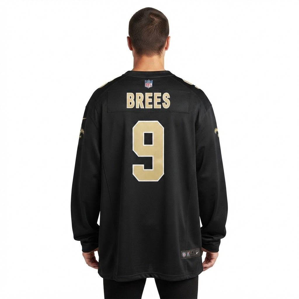 Men's long sleeves graphic american football jersey oversized