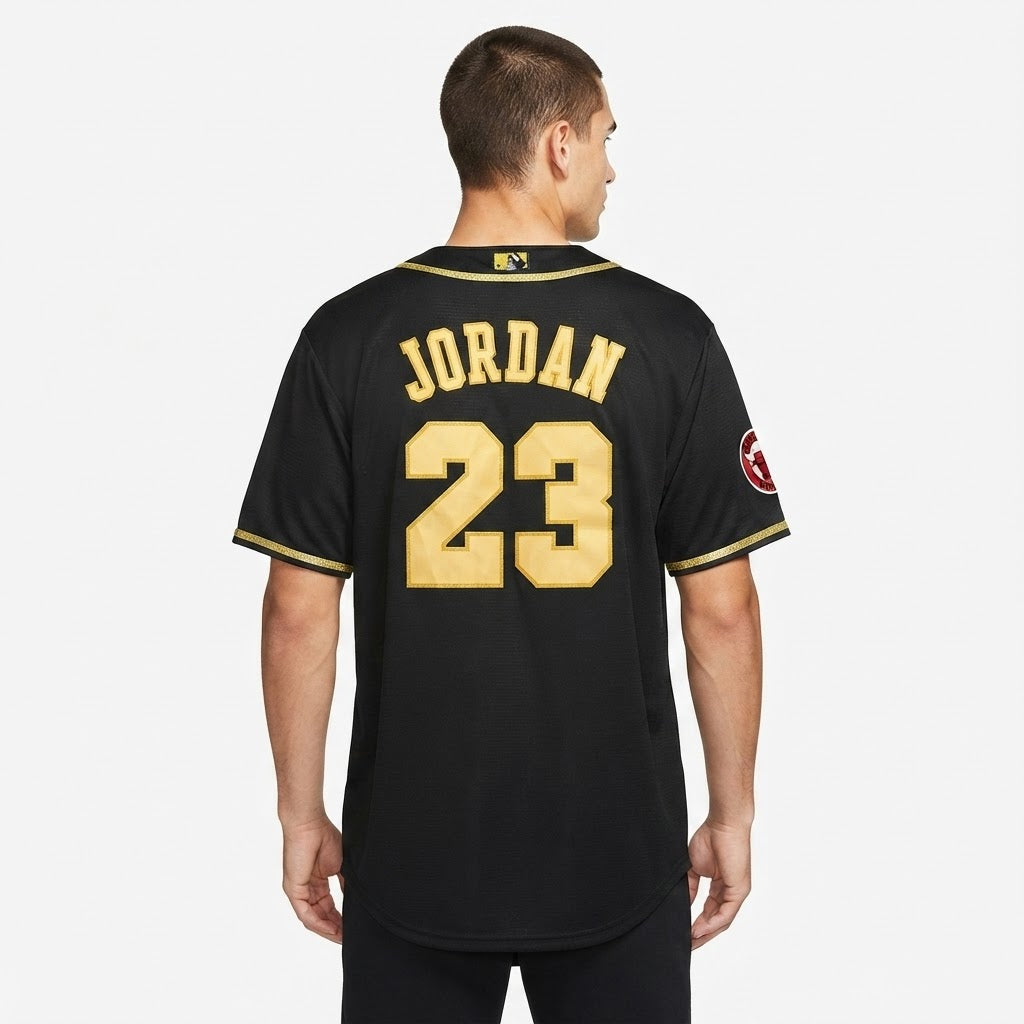 Men's bulls chicago graphic football jersey oversized