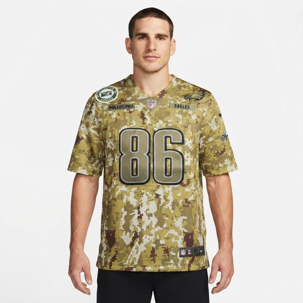 Men's eagles graphic american football jersey oversized