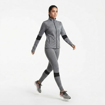 Grey Heather Athletic Tracksuit / Active Training Set