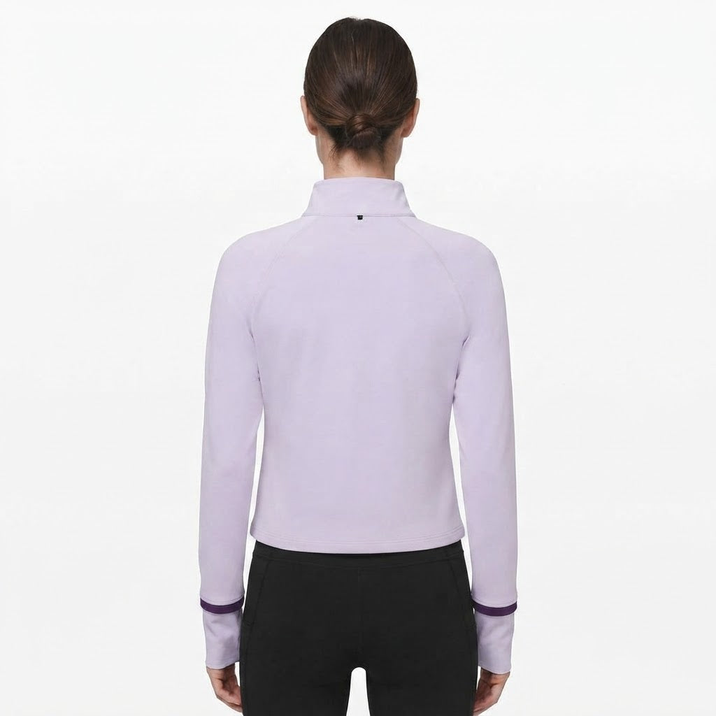 HALF-ZIP PULLOVER RUNNING TOP MOCK NECK