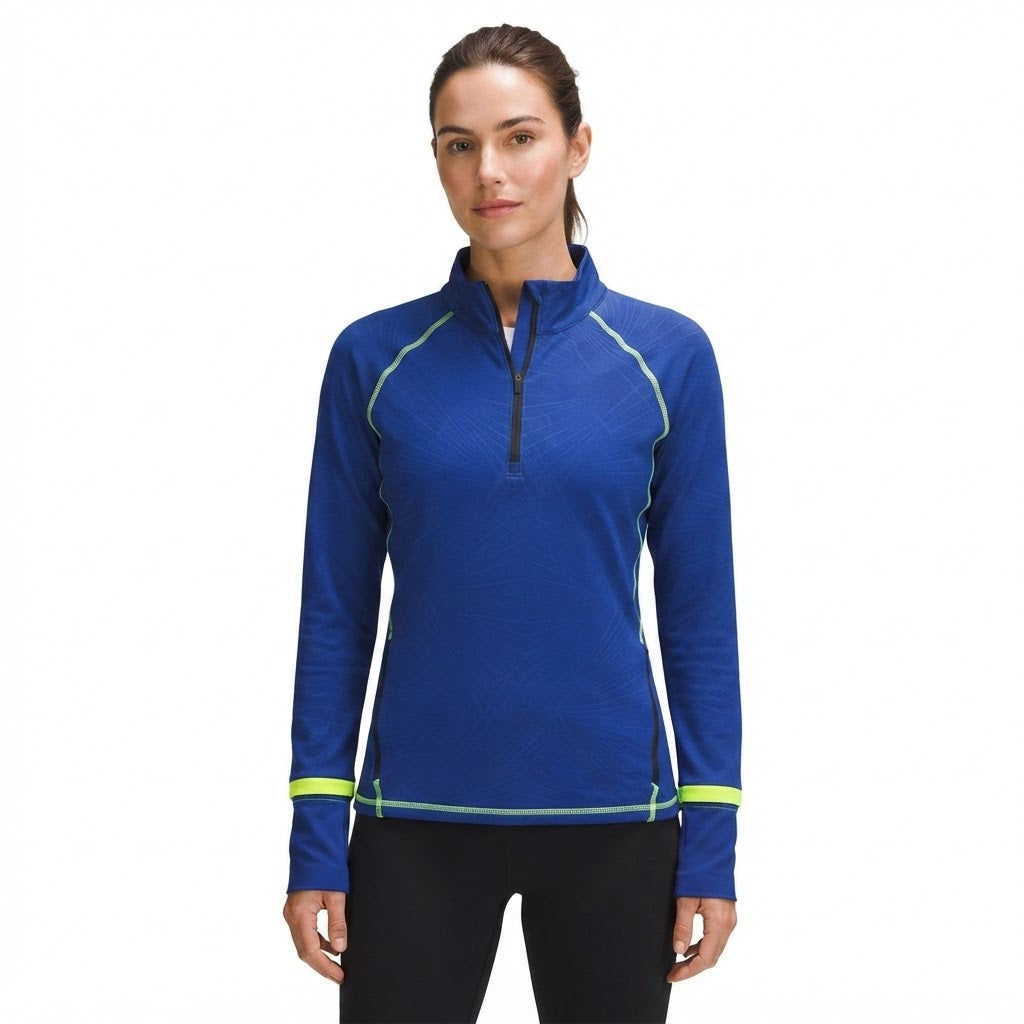 HALF-ZIP PULLOVER RUNNING TOP MOCK NECK