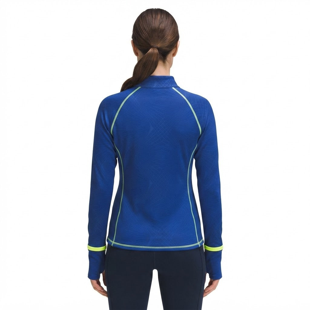 HALF-ZIP PULLOVER RUNNING TOP MOCK NECK