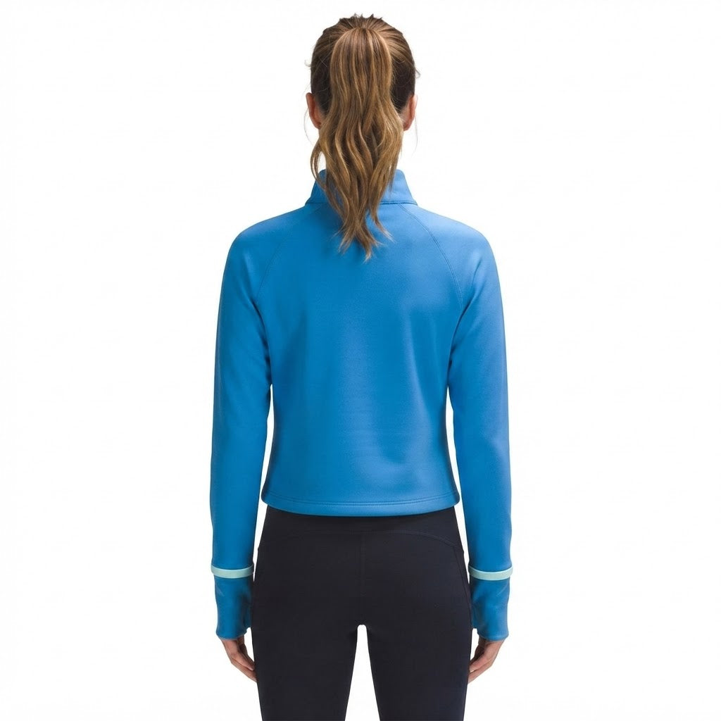 HALF-ZIP PULLOVER RUNNING TOP MOCK NECK