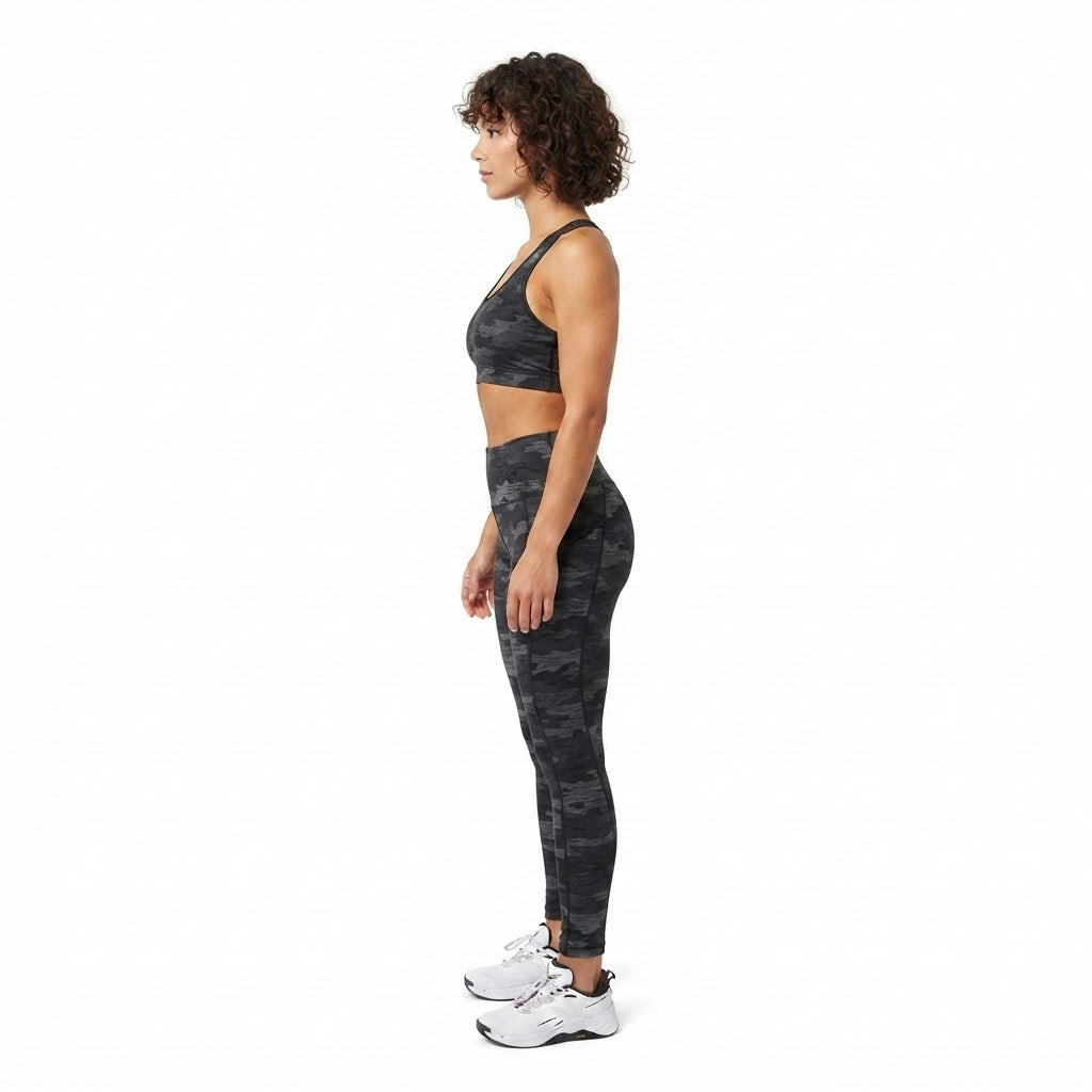 ACTIVEWEAR SET MATCHING SET DARK CAMU