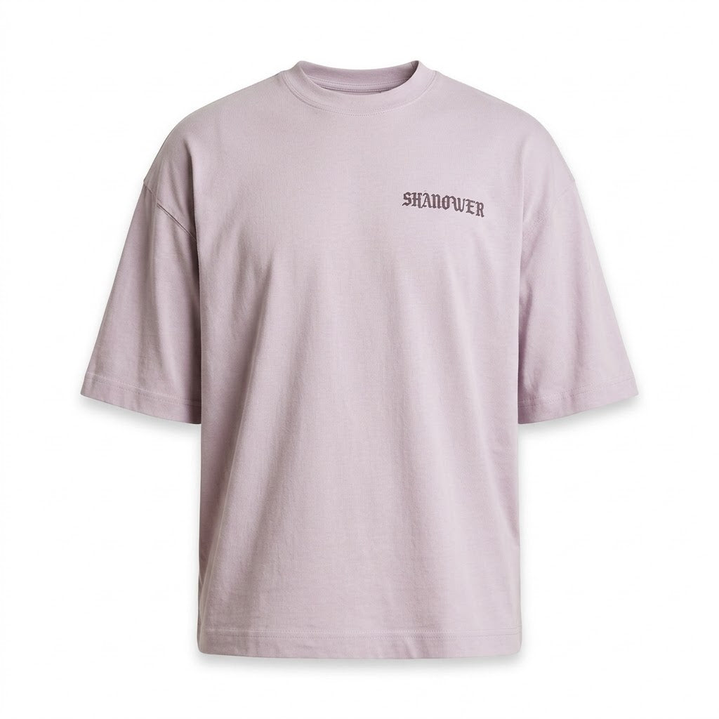 Bershka lavandar oversized t-shirt