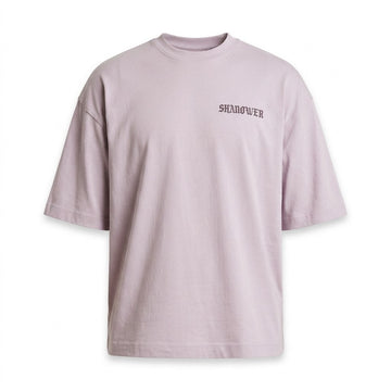 Bershka lavandar oversized t-shirt