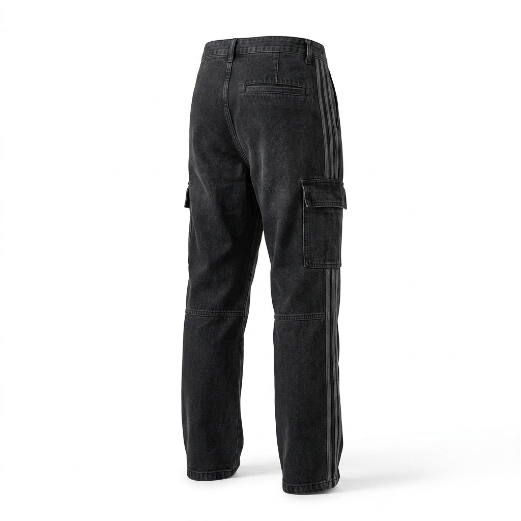 Adidas Denim Cargo Pants