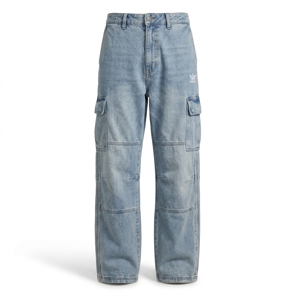 Adidas Denim Cargo Pants