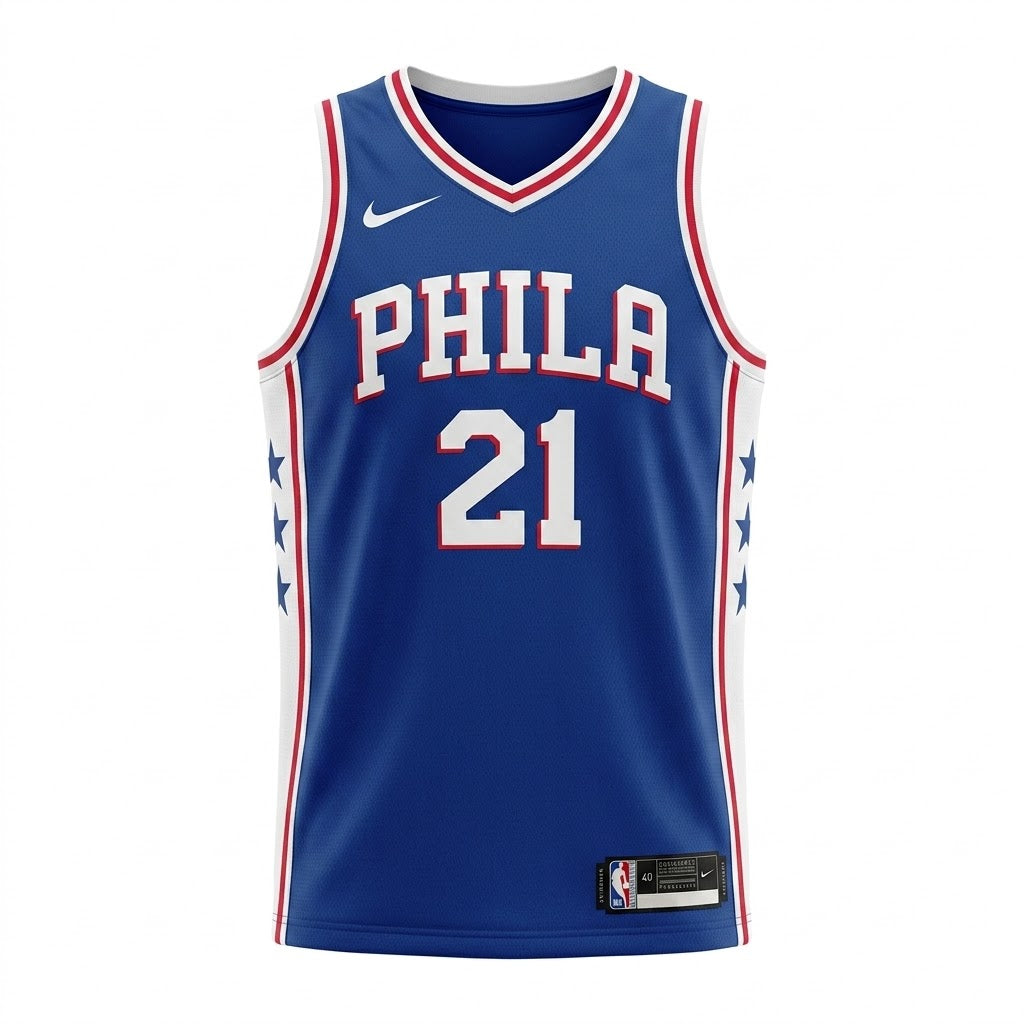 Nike Philadelphia 76ers Joel Embiid #21 Icon Edition Swingman Jersey