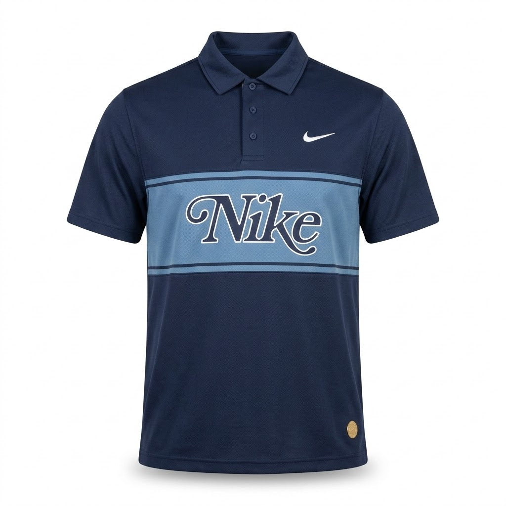 Nike Vintage Script Chest-Band Polo Shirt