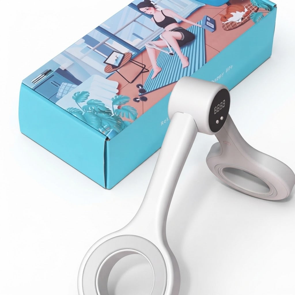 inner thigh and hip exerciser with digital display