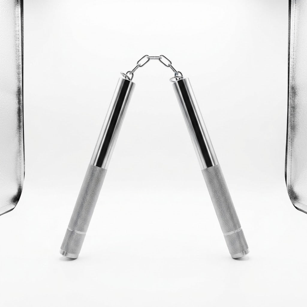 nunchaku silver color