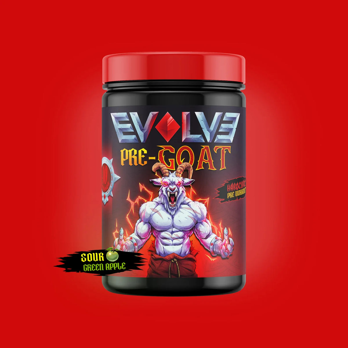 EVOLVE® PRE-GOAT - Sour Green Apple - 40 Serv