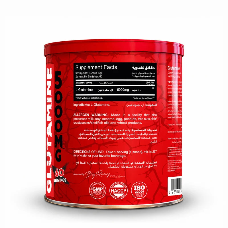 Big Ramy Labs Red Rex Glutamine 300 gm