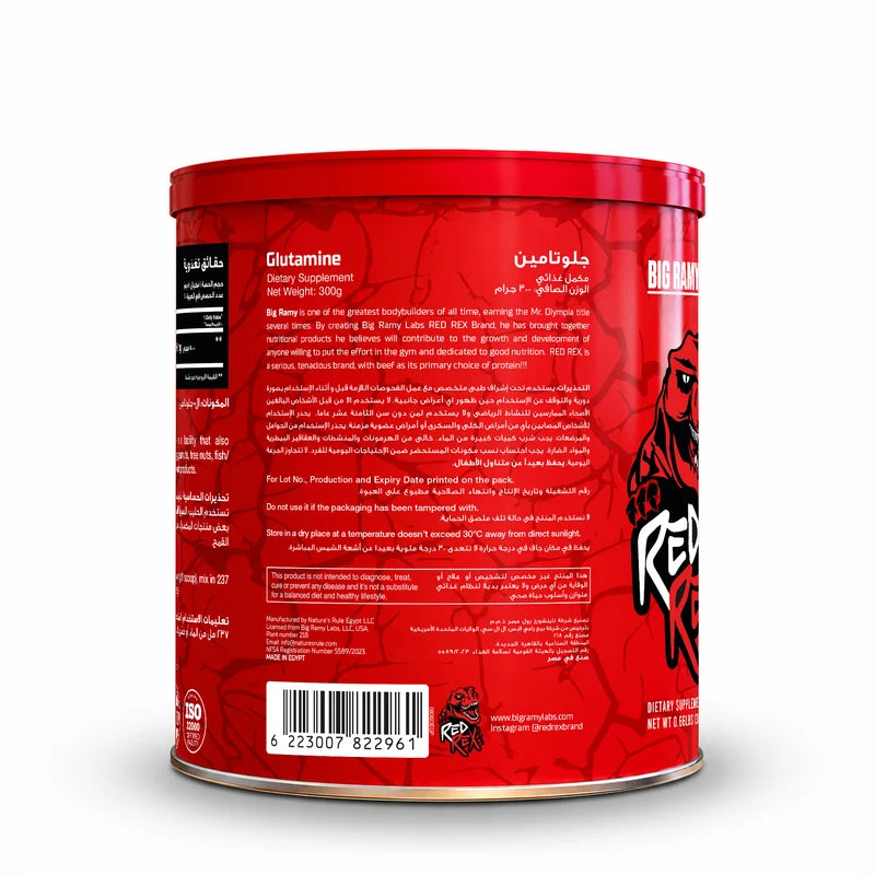 Big Ramy Labs Red Rex Glutamine 300 gm