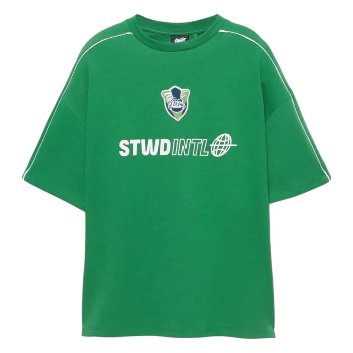 Pull and bear green oversized tshirt