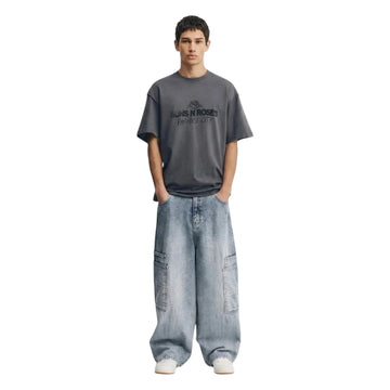 Pull over bear dark gray oversized tshirt