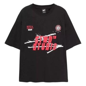 Pull and bear graphic red tshirt